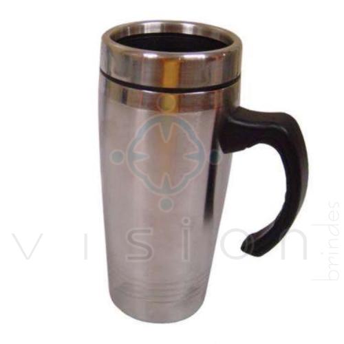 Caneca de Inox 450ml com tampa