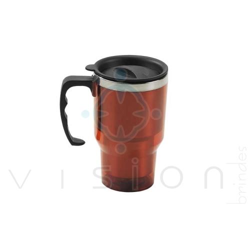 Caneca 400ml com tampa 