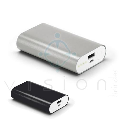 Carregador Portátil Power Bank Alumí­nio 4400mAh