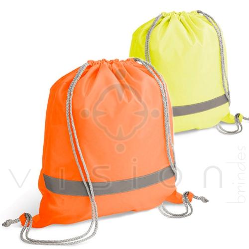 Sacola tipo mochila em Nylon 210D