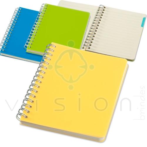 Bloco / Caderno com Capa em PP - 14x10 cm