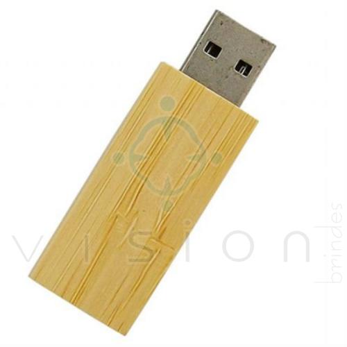 Pen Drive  em Bambu