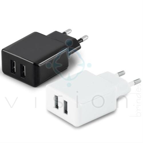 Carregador Tomada USB 2.0 com 2 Saí­das