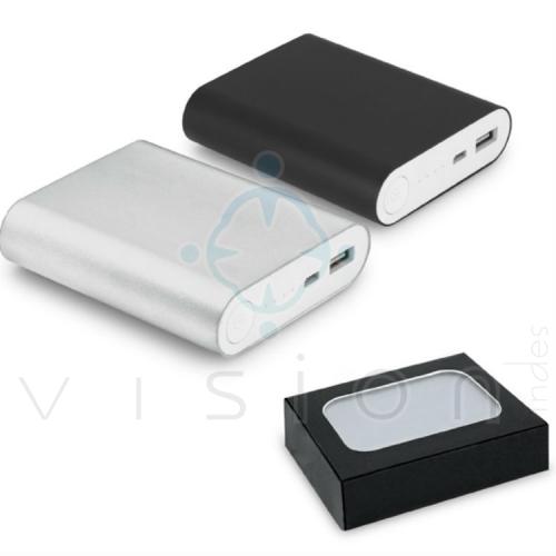 Carregador Portátil Power Bank Alumí­nio 8000mAh