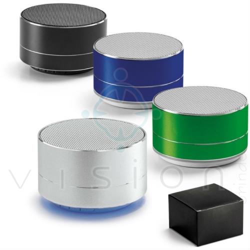 Caixa de Som Bluetooth com Microfone Alumí­nio