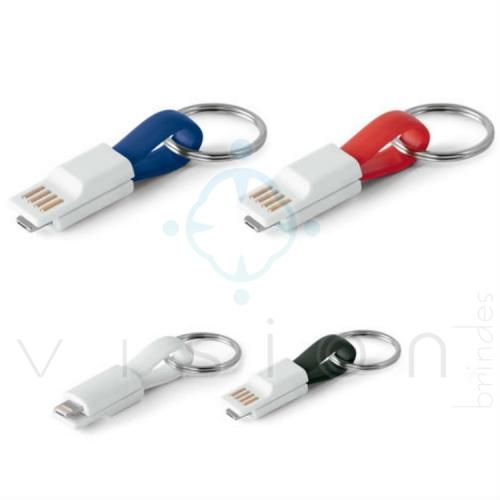 Cabo USB com Conector 2 em 1 