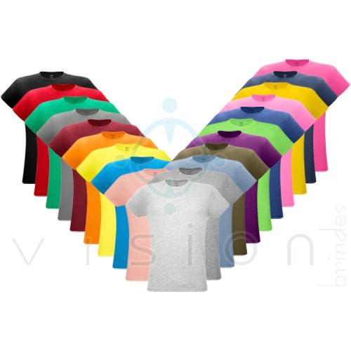 Camiseta Unissex Corte Regular Cores (150 g/m²)