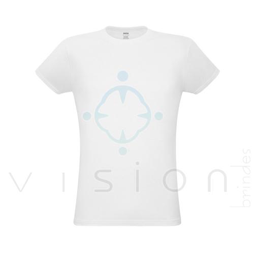 Camiseta Unissex Corte Regular Branca (135 g/m2)