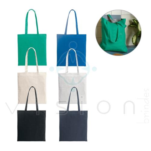 Sacola Ecobag 38x42cm em rPet e Algodão Reciclado