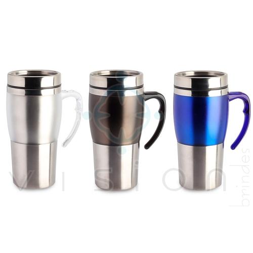 Caneca 400 ml em Aço Inox