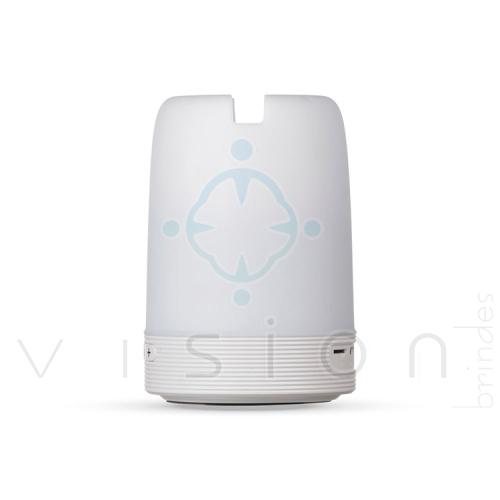Caixa de Som Multimídia com Porta Caneta e Luminár
