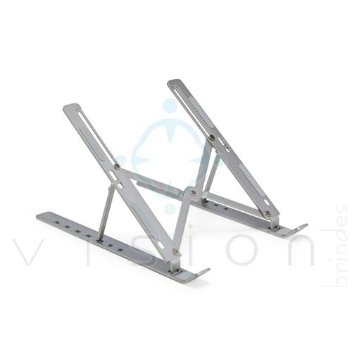 Suporte Retrátil para Notebook Multi Ângulos Metal