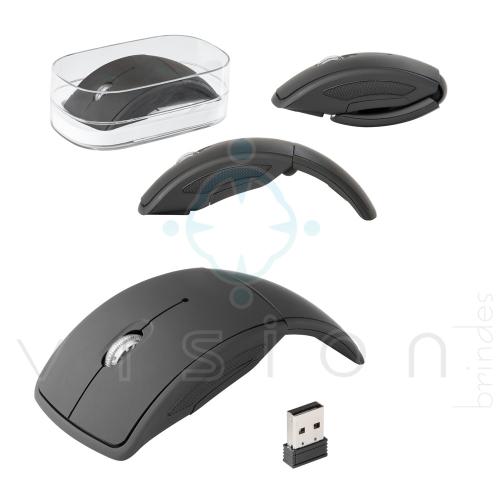 Mouse wireless dobrável