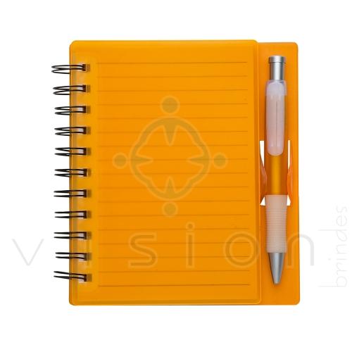 Bloco de Anotações com Caneta