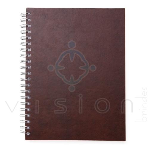 Caderno de Couro Sintético