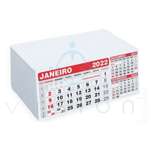 Folhinha Calendário 2022